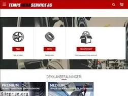 Sites similar to tempedekk.no