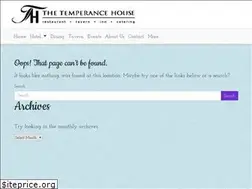 Sites similar to temperancehouse.com