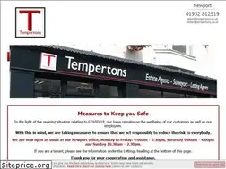 Sites similar to tempertons.co.uk