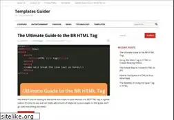 Sites similar to templatesguider.com