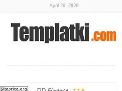 Sites similar to templatki.com