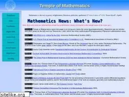 Sites similar to temple-of-mathematics.com