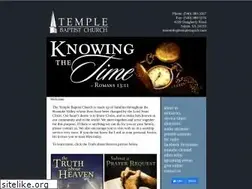 Sites similar to templebaptch.com
