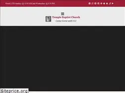 Sites similar to templebaptist.church