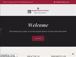 Sites similar to templebaptistchurchonline.com