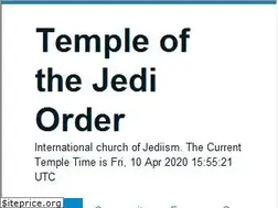 Sites similar to templeofthejediorder.org