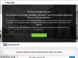 Sites similar to temporaeregaerten.de