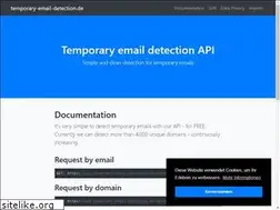 Sites similar to temporary-email-detection.de