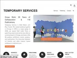 Sites similar to temporaryservices.org