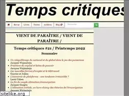 Sites similar to tempscritiques.free.fr