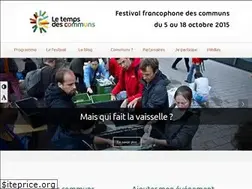 Sites similar to tempsdescommuns.org