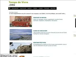 Sites similar to tempsdevivre.org