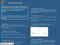 Sites similar to tempslibres.org