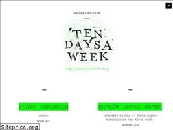 Sites similar to tendaysaweek.de