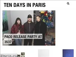 Sites similar to tendaysinparis.com
