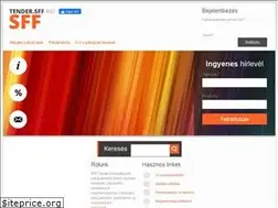Sites similar to tender.sff.hu