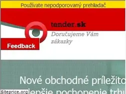 Sites similar to tender.sk