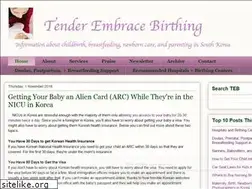 Sites similar to tenderembracebirthing.blogspot.com