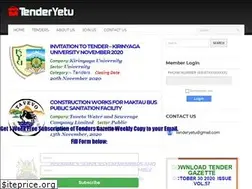 Sites similar to tenderyetu.com