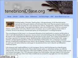 Sites similar to tenebrionidbase.org