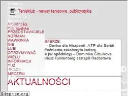 Sites similar to tenisklub.pl