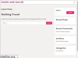 Sites similar to tennis-and-sun.de
