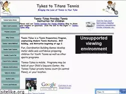 Sites similar to tennis-tykes.com