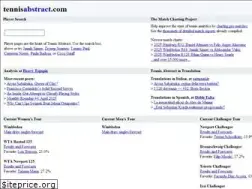Sites similar to tennisabstract.com
