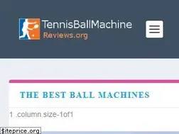 Sites similar to tennisballmachinereviews.org
