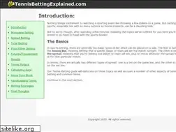Sites similar to tennisbettingexplained.com