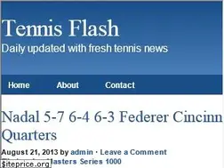 Sites similar to tennisflash.com