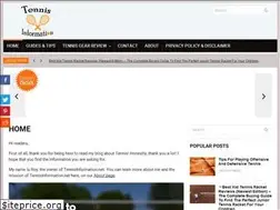 Sites similar to tennisinformation.net