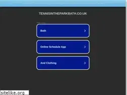Sites similar to tennisintheparkbath.co.uk