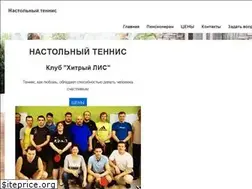 Sites similar to tennispong.ru