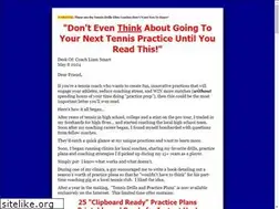 Sites similar to tennispracticeplans.com
