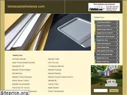 Sites similar to tennisracketreviews.com