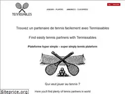Sites similar to tennissables.com