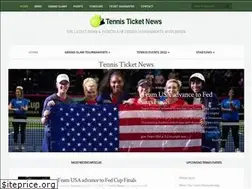 Sites similar to tennisticketnews.com