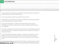 Sites similar to tenochtitlanfacts.com