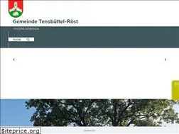 Sites similar to tensbuettel-roest.de