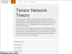 Sites similar to tensornetworktheory.org