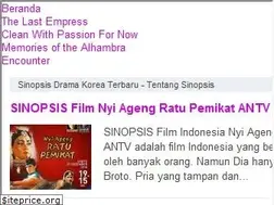 Sites similar to tentangsinopsis.com