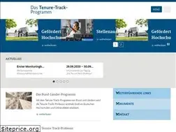 Sites similar to tenuretrack.de