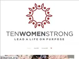 Sites similar to tenwomenstrong.net