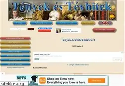 Sites similar to tenyek-tevhitek.hu