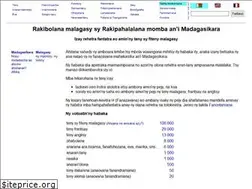 Sites similar to tenymalagasy.org