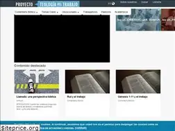 Sites similar to teologiadeltrabajo.org