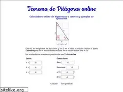 Sites similar to teoremadepitagorasonline.com