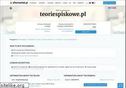 Sites similar to teoriespiskowe.pl