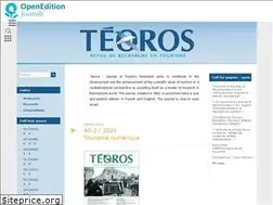 Sites similar to teoros.revues.org